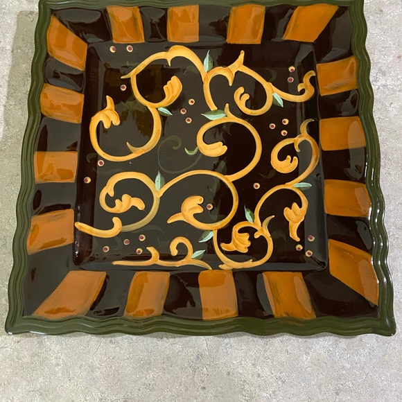 Beautiful Square Plate 11 x 11 - Picture 7 of 7